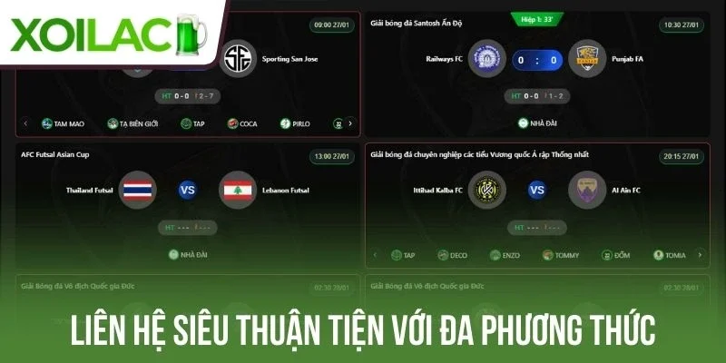 Liên hệ siêu thuận tiện với đa phương thức