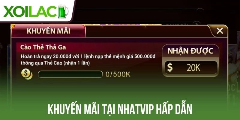 Khuyến mãi tại Nhatvip hấp dẫn