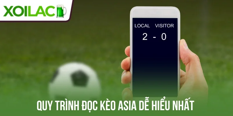 Quy trình đọc kèo Asia dễ hiểu nhất
